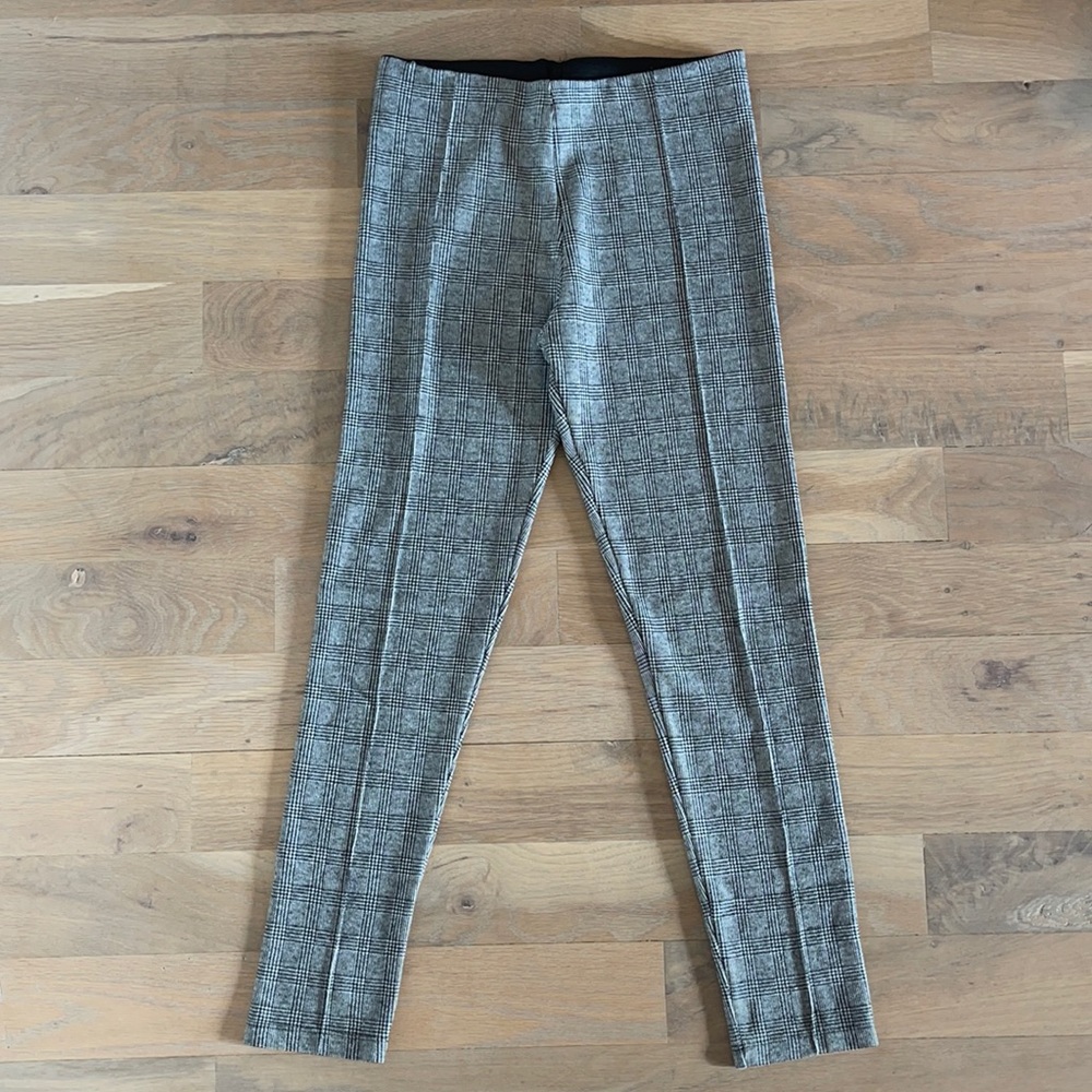 ZARA Glen Plaid dress pant leggings